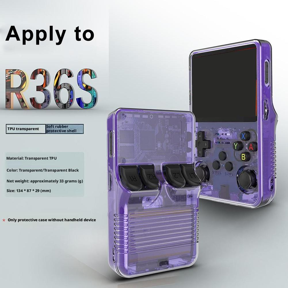 Gaming Console For Phone - Für R36S Handheld-Spielkonsole Schutzhülle Tragbare Rückseitenschutzhülle