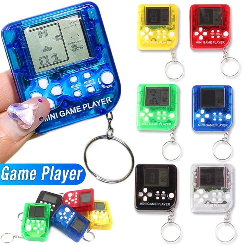 Gaming Console Keychain - Tragbare Mini-Handheld-Spielkonsolen Klassische Elektronische Spiele Handgehaltene