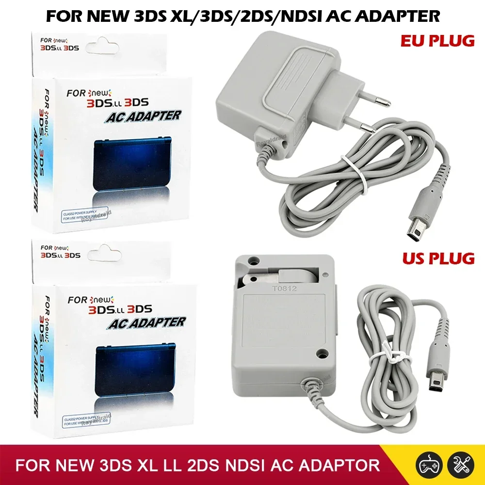 Gaming Console Buttons - Für NEW 3DS XL LL AC-Netzteil