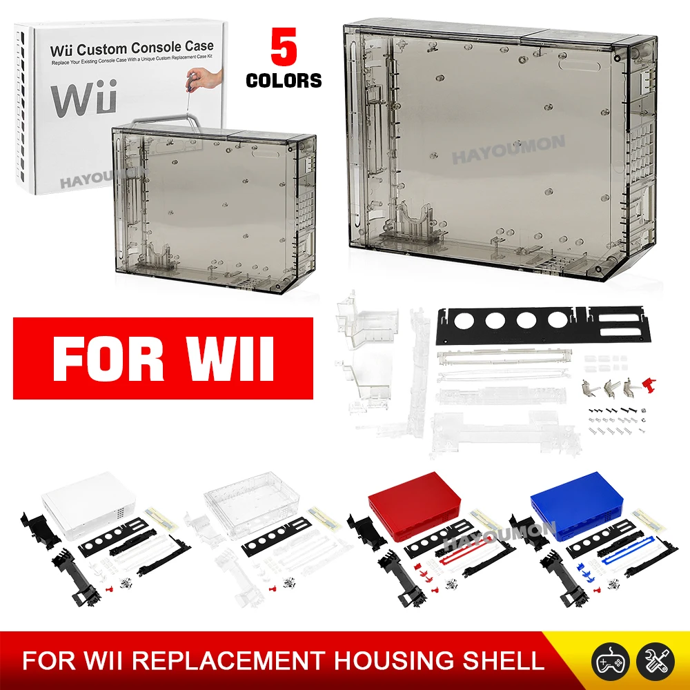 Gaming Console Buttons - NEUES Upgrade TRN Schwarz für WII