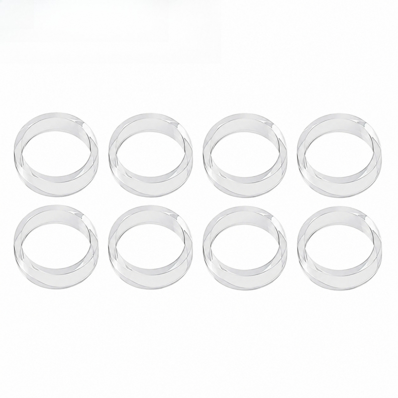 Gaming Console Buttons - 8 Stück elastische Silikon-Joystick-Ringe passend für