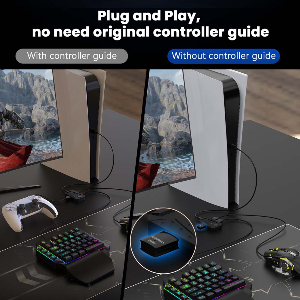 USB-C-Konverter für PS5 Gaming – Gaming Console Buttons Bewertung und Preis